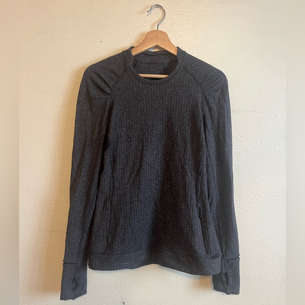Lululemon Think Fast Long Sleeve Shirt Size 8